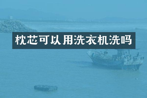 枕芯可以用洗衣机洗吗
