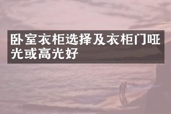 卧室衣柜选择及衣柜门哑光或高光好