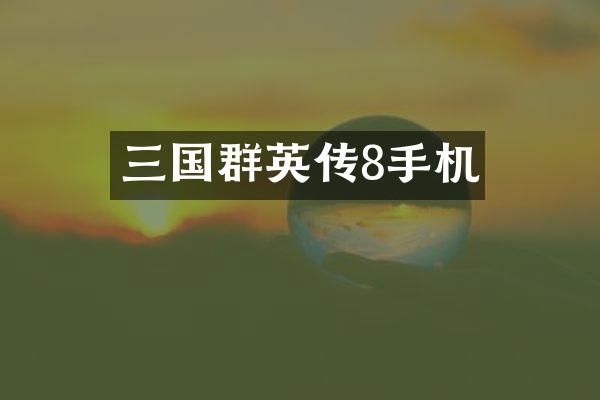 三国群英传8手机