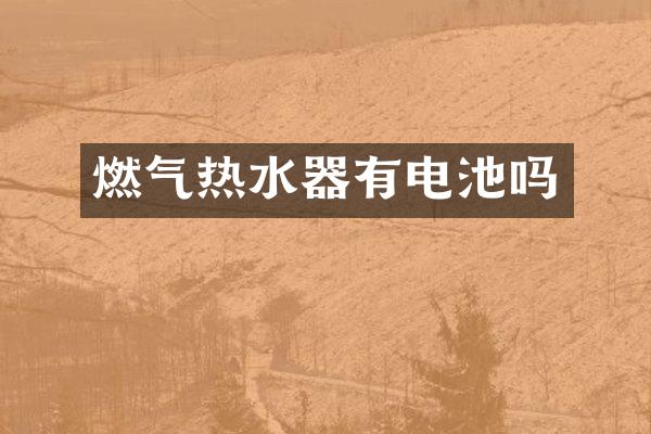 燃气热水器有电池吗