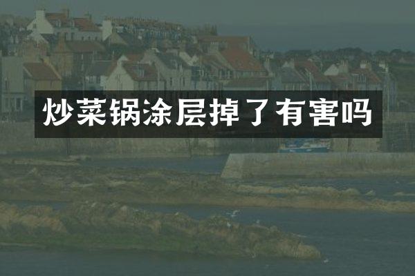 炒菜锅涂层掉了有害吗