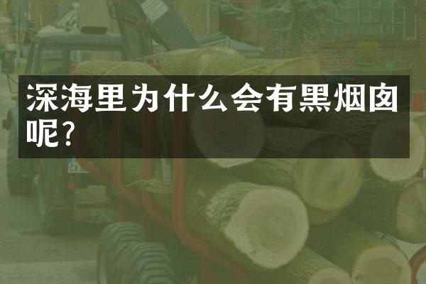 深海里为什么会有黑烟囱呢？