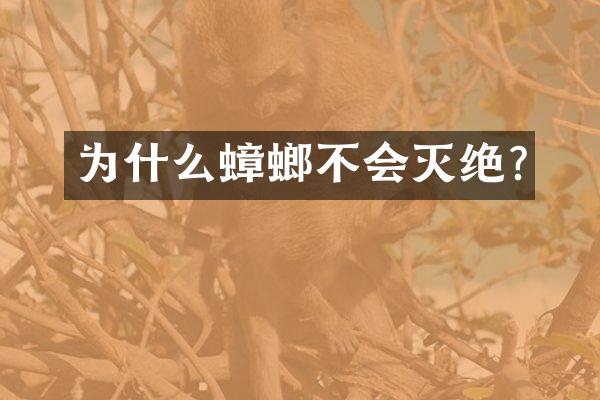 为什么蟑螂不会灭绝?