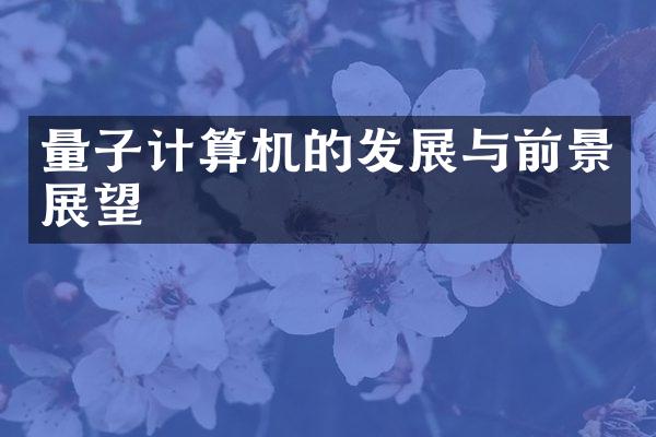 量子计算机的发展与前景展望