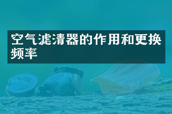 空气滤清器的作用和更换频率