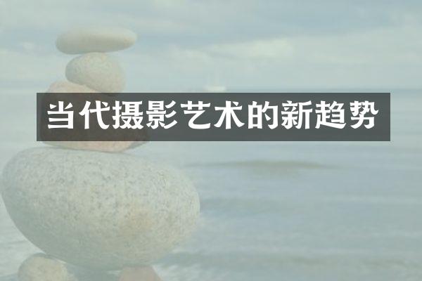 当代摄影艺术的新趋势