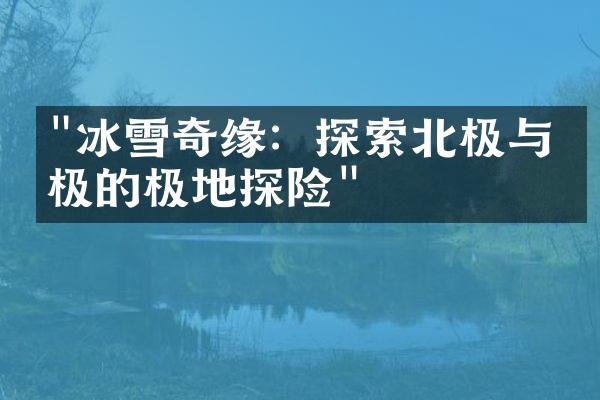 "冰雪奇缘：探索北极与南极的极地探险"