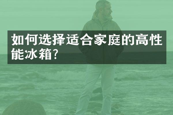 如何选择适合家庭的高性能冰箱？