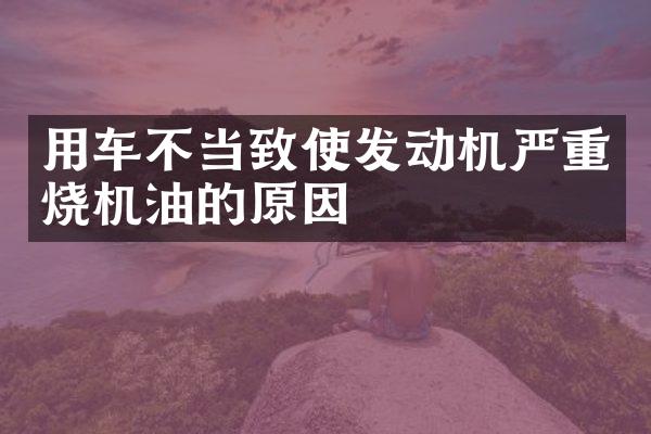 用车不当致使发动机严重烧机油的原因