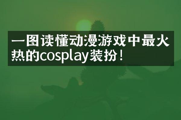 一图读懂动漫游戏中最火热的cosplay装扮！