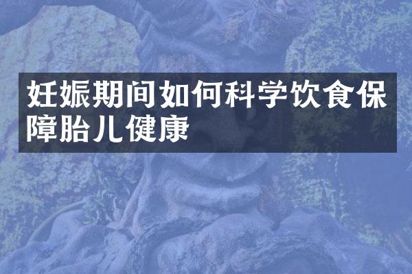 妊娠期间如何科学饮食保障胎儿健康