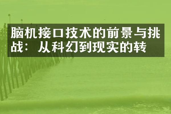 脑机接口技术的前景与挑战：从科幻到现实的转变