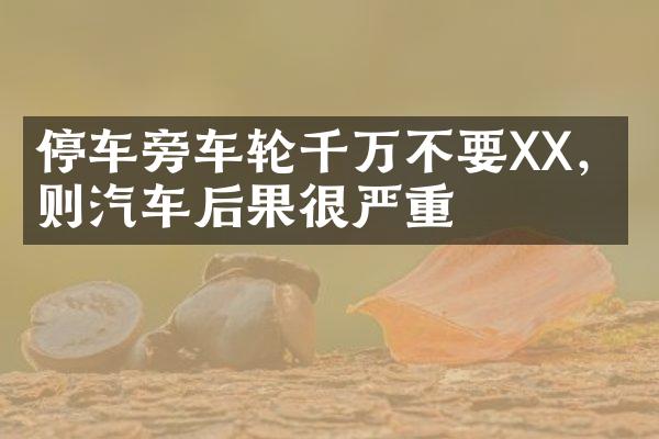 停车旁车轮千万不要XX，否则汽车后果很严重