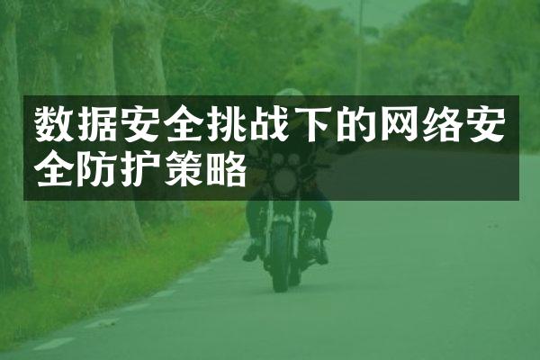 数据安全挑战下的网络安全防护策略