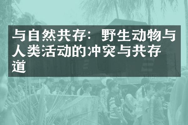 与自然共存：野生动物与人类活动的冲突与共存之道