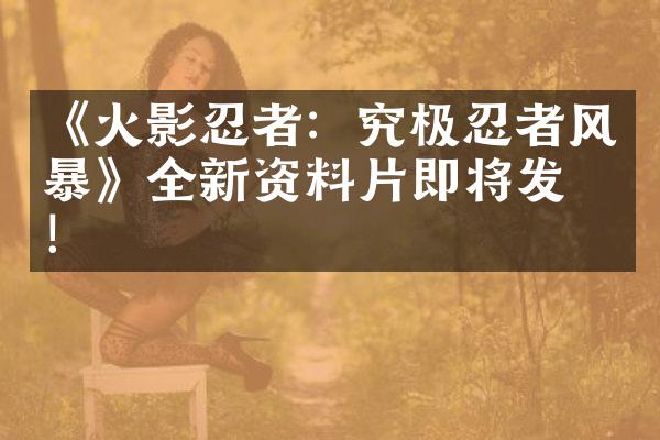 《火影忍者：究极忍者风暴》全新资料片即将发布！