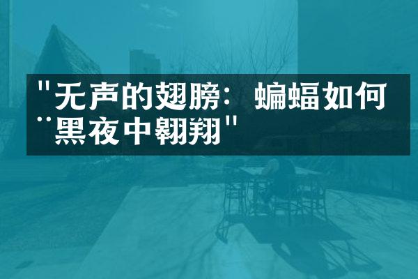 "无声的翅膀：蝙蝠如何在黑夜中翱翔"