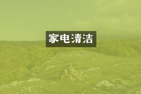 家电清洁