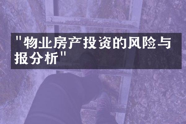 "物业房产投资的风险与回报分析"