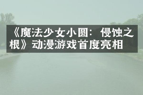 《魔法少女小圆：侵蚀之根》动漫游戏首度亮相