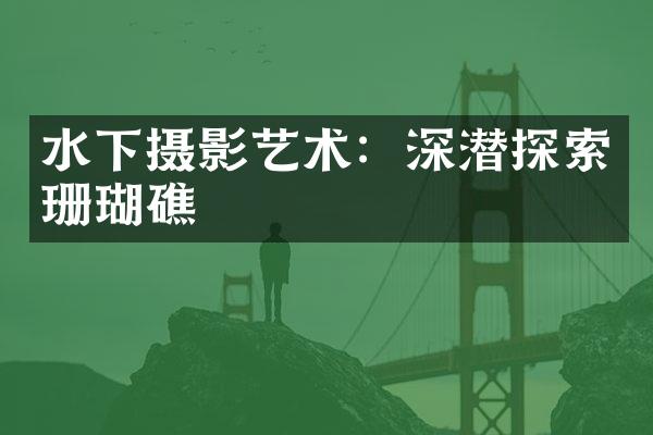 水下摄影艺术：深潜探索珊瑚礁