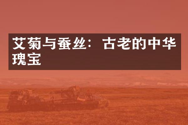 艾菊与蚕丝：古老的中华瑰宝