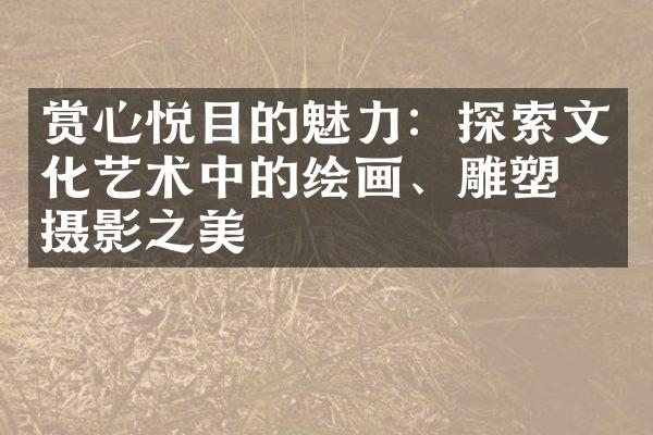 赏心悦目的魅力：探索文化艺术中的绘画、雕塑与摄影之美