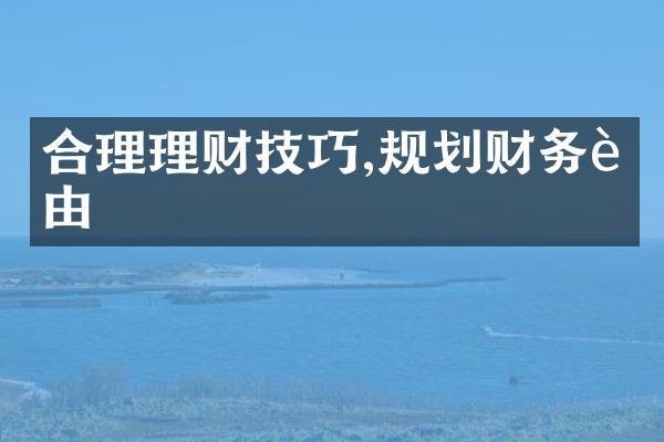 合理理财技巧,规划财务自由