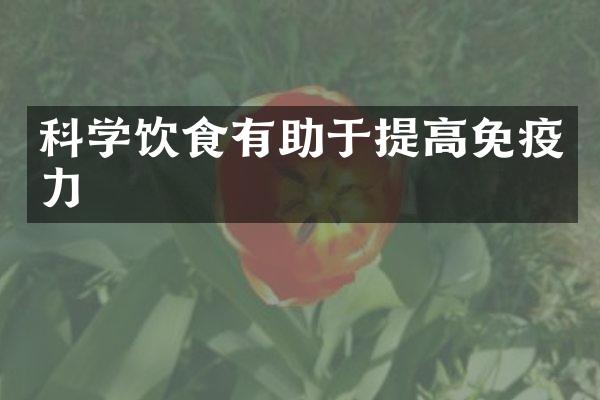 科学饮食有助于提高免疫力