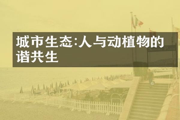 城市生态:人与动植物的和谐共生