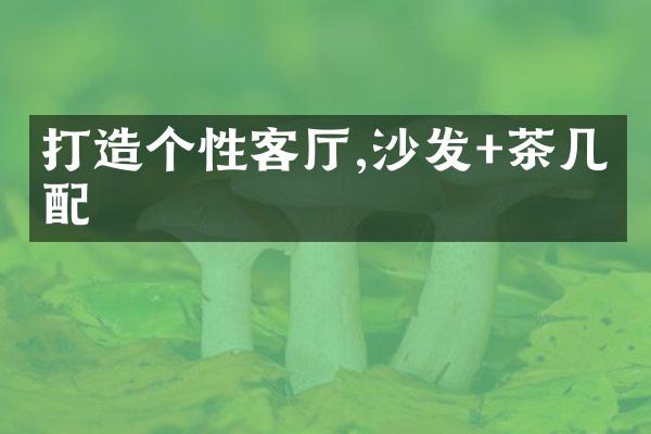 打造个性客厅,沙发+茶几搭配