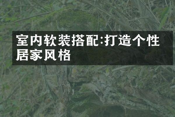 室内软装搭配:打造个性化居家风格