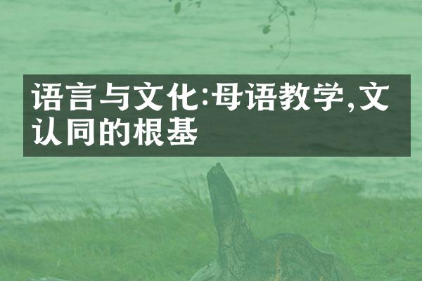 语言与文化:母语教学,文化认同的根基