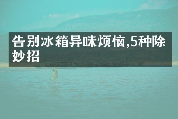 告别冰箱异味烦恼,5种除味妙招