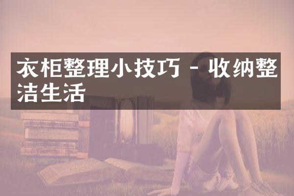 衣柜整理小技巧 - 收纳整洁生活
