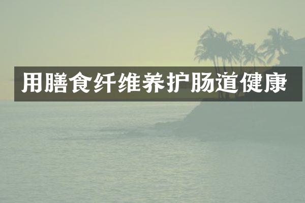 用膳食纤维养护肠道健康