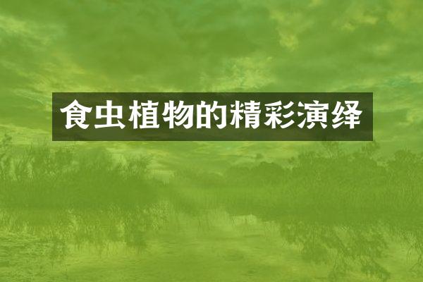 食虫植物的精彩演绎