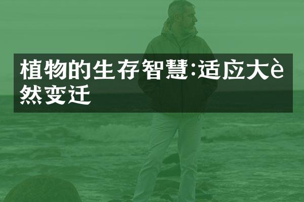 植物的生存智慧:适应大自然变迁