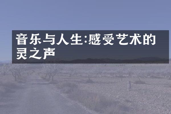 音乐与人生:感受艺术的心灵之声