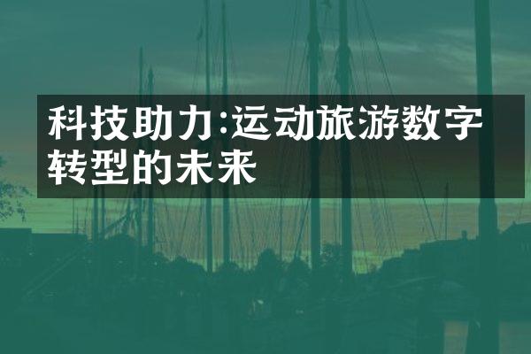 科技助力:运动旅游数字化转型的未来