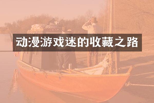 动漫游戏迷的收藏之路