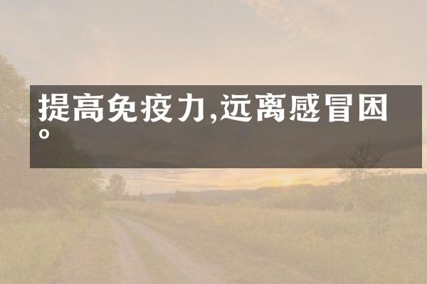 提高免疫力,远离感冒困扰