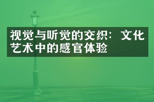 视觉与听觉的交织：文化艺术中的感官体验