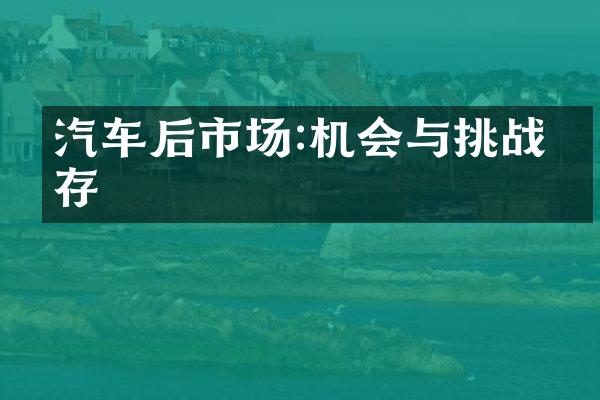 汽车后市场:机会与挑战并存