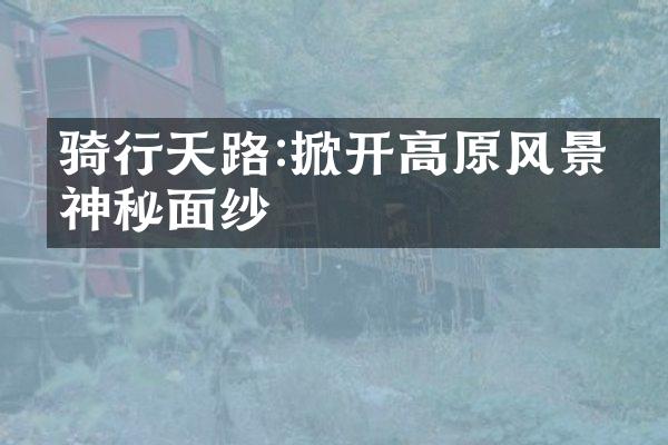骑行天路:掀开高原风景的神秘面纱