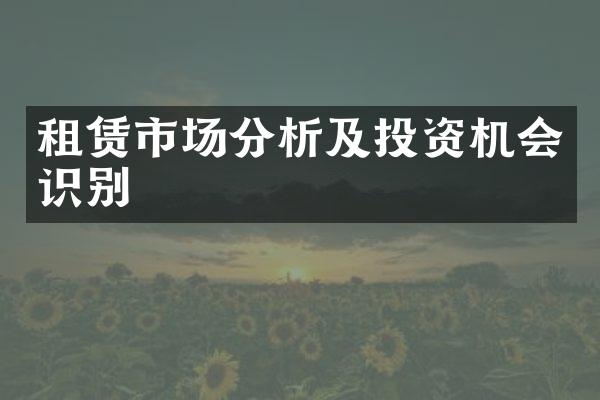 租赁市场分析及投资机会识别