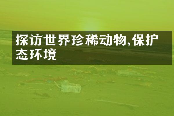 探访世界珍稀动物,保护生态环境