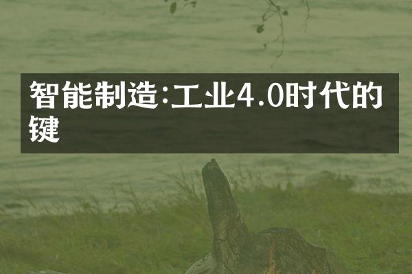 智能制造:工业4.0时代的关键