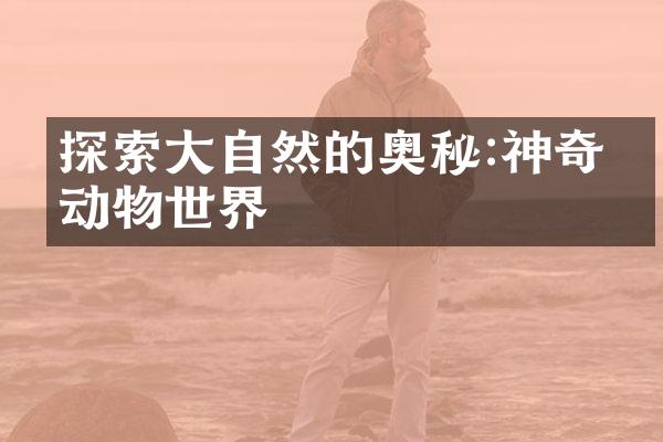 探索大自然的奥秘:神奇的动物世界