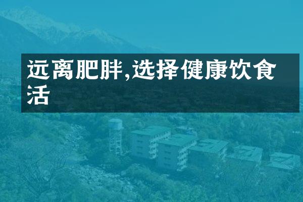 远离肥胖,选择健康饮食生活